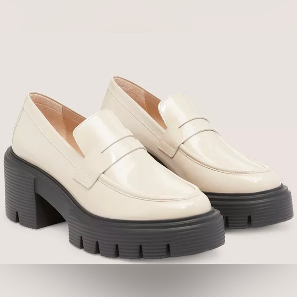 NWT Stuart Weitzman Soho Loafer Dune Size 9B Runs Small and Fits 8.5B - Picture 7 of 12